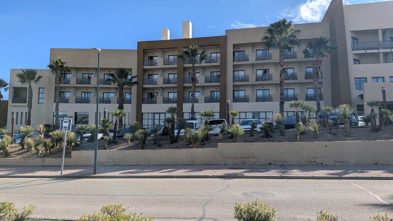 Vera, Valle del Este Hotel (Bus stop in front of hotel)